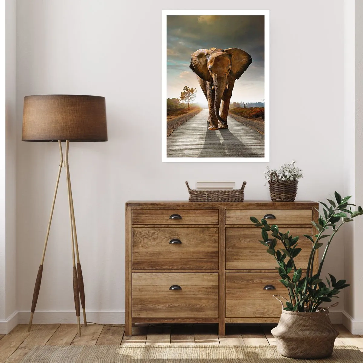 Póster - Y para nada en un almacén de porcelana - 70x100 cm