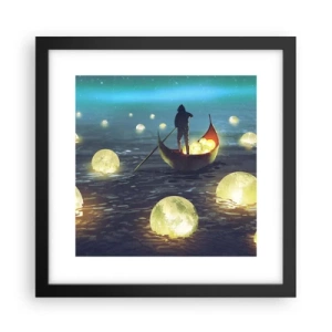 Póster en marco negro - Cosas que los filósofos nunca soñaron - 30x30 cm