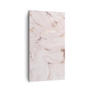 Cuadro sobre lienzo - Impresión de Imagen - En rosa - 45x80 cm