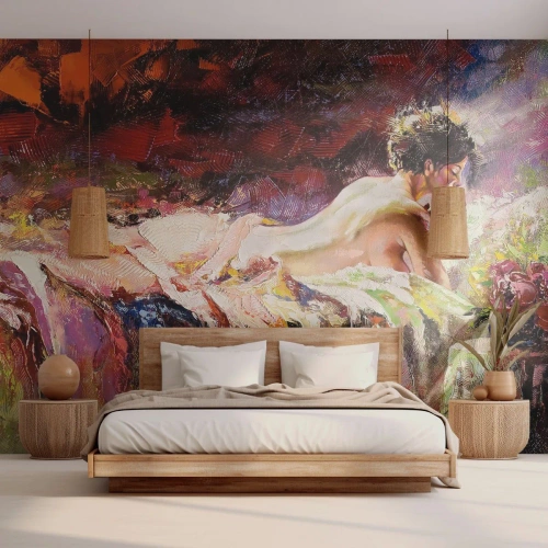 Fotomural Standard Eco - Una Venus reflexiva - Mujer, Cuerpo, Pedazo - 400x280 cm