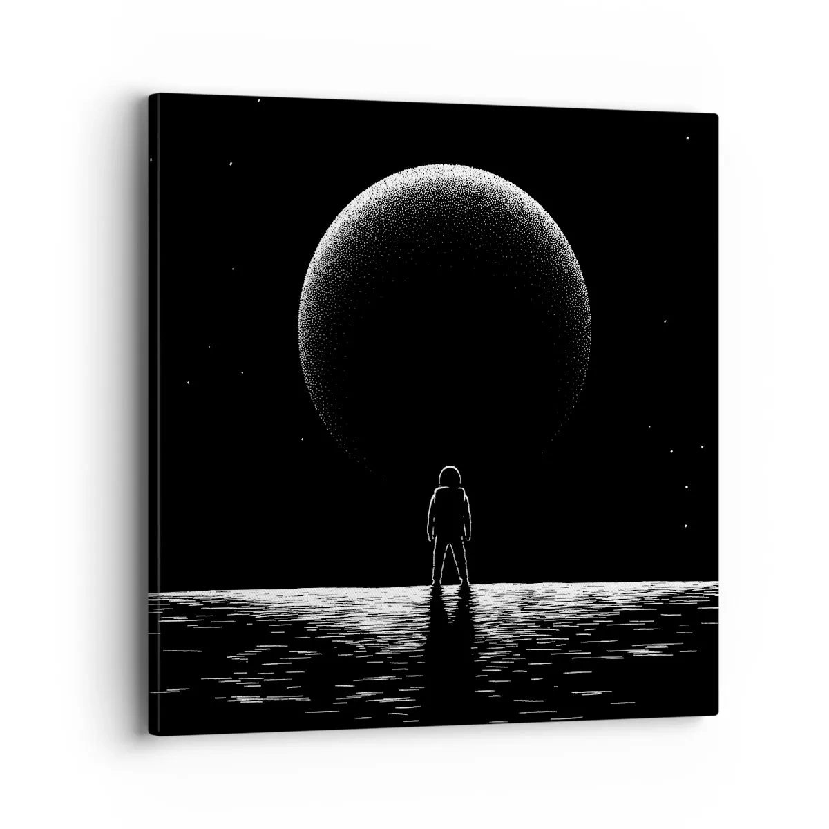 Cuadro sobre lienzo - Impresión de Imagen - Cara a cara - 40x40 cm