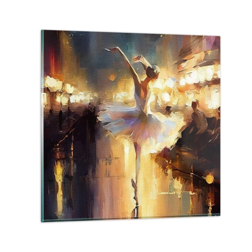 Cuadro sobre vidrio - Impresiones sobre Vidrio - Un milagro en la calle - 40x40 cm