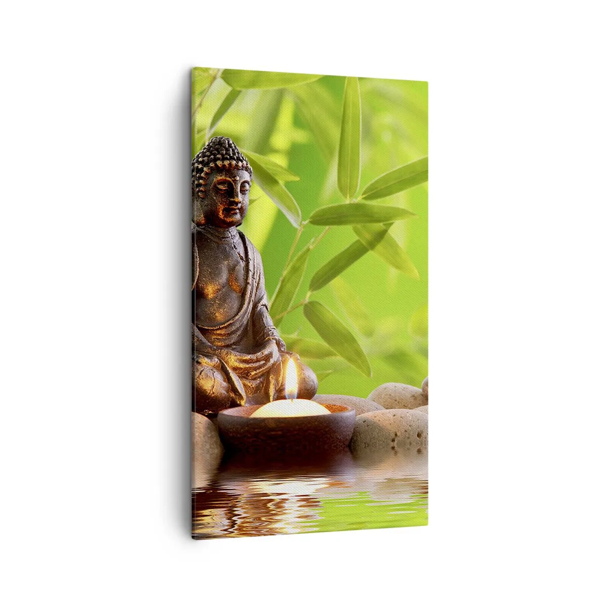 Cuadro sobre lienzo - Impresión de Imagen - La vida es bella - 45x80 cm