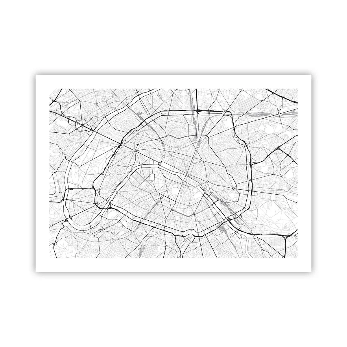 Póster - Flor de París - 70x50 cm