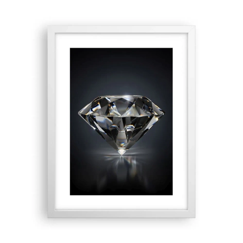 Póster en marco blanco - Riqueza y belleza - 30x40 cm