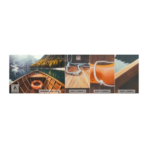 Muestra de fotomural Premium Canvas - Viaje a la montaña - Paisaje, Montañas, Alpes - 100x30 cm