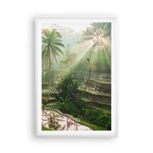 Póster en marco blanco - Crecer bajo el sol - 61x91 cm