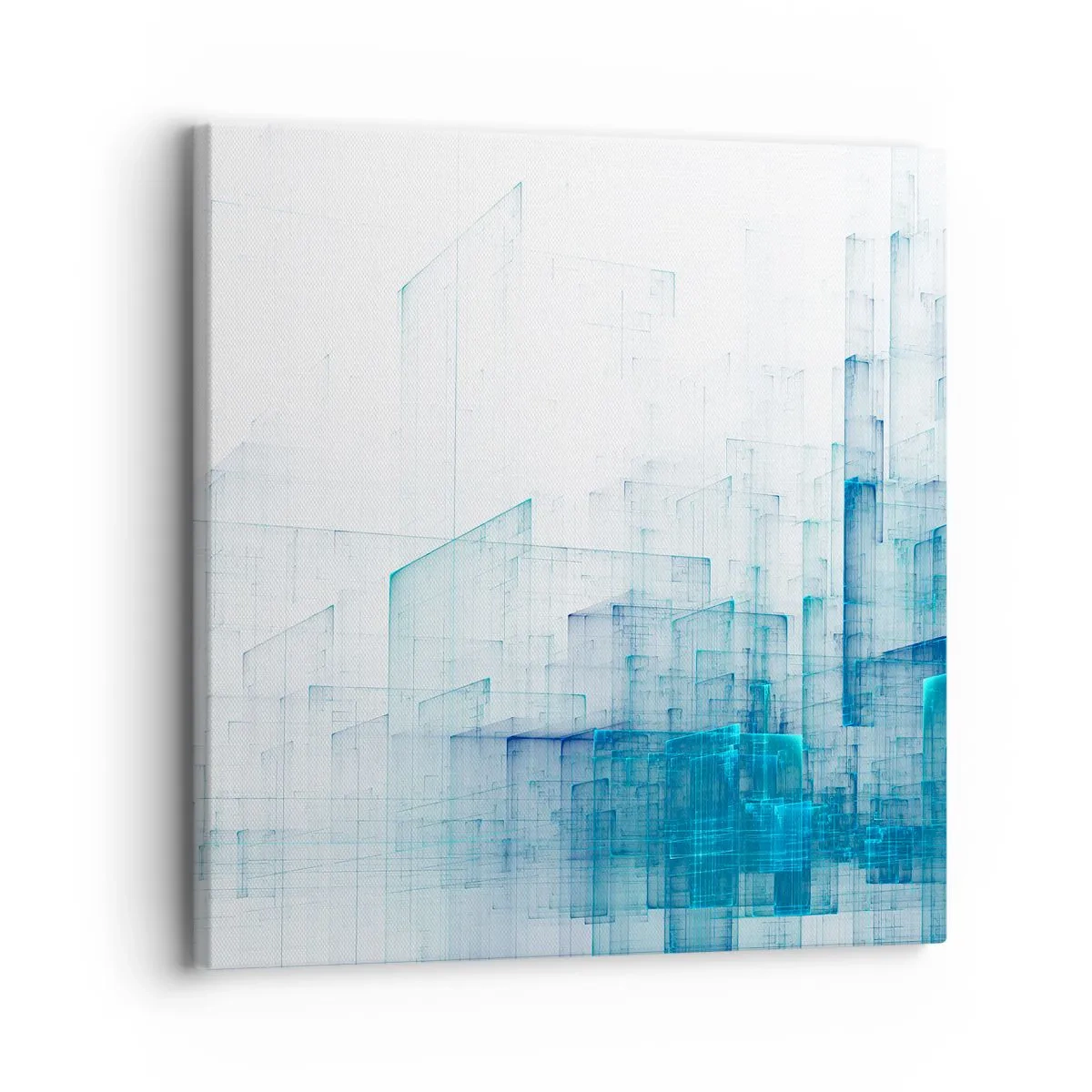 Cuadro sobre lienzo - Impresión de Imagen - Cómo se hizo el espacio - 30x30 cm