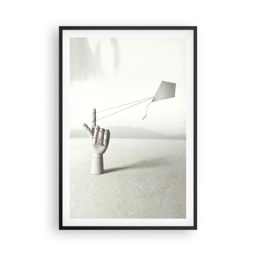 Póster en marco negro - Una prueba de fuerza - 61x91 cm