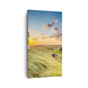 Cuadro sobre lienzo - Impresión de Imagen - Entre las olas - 45x80 cm