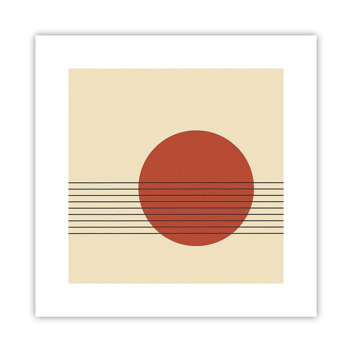 Póster - Cruzando el círculo - 30x30 cm