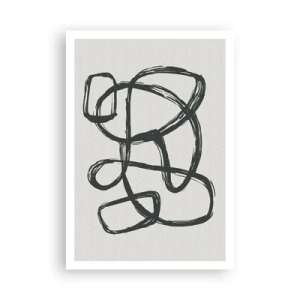 Póster - Abstracción en bucle - 70x100 cm