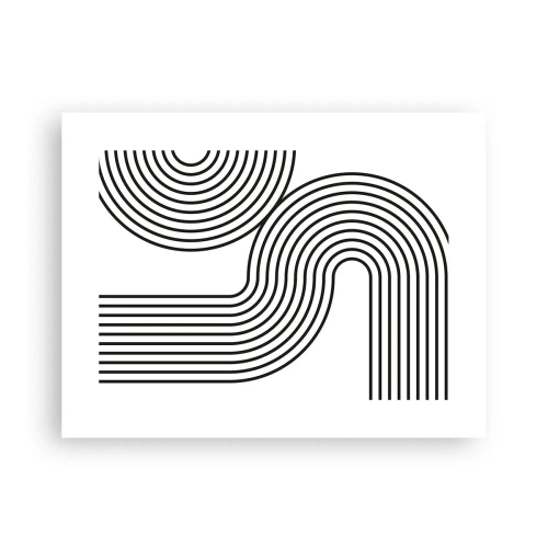 Póster - En una curva - 40x30 cm