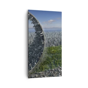 Cuadro sobre lienzo - Impresión de Imagen - La naturaleza es eterna - 55x100 cm