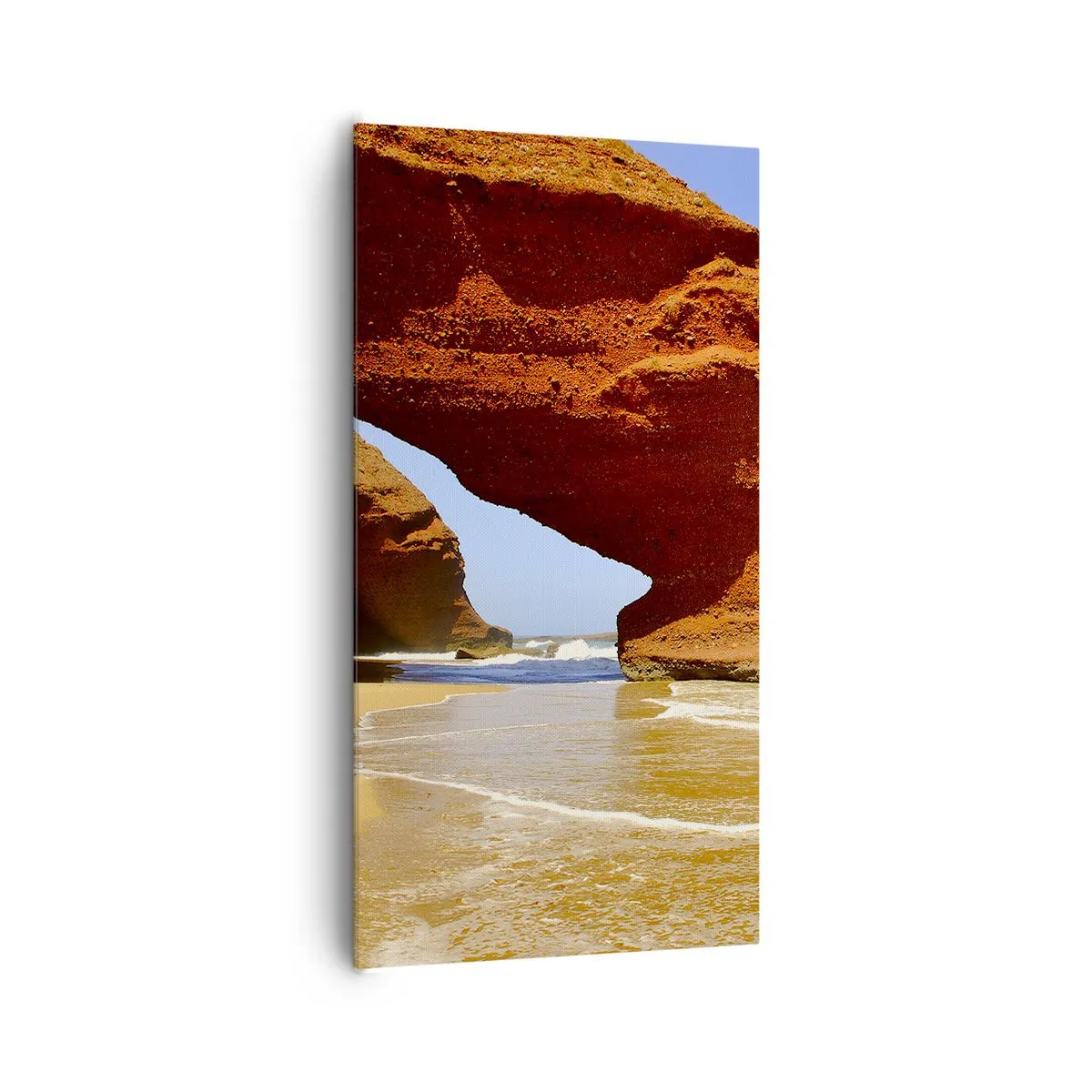 Cuadro sobre lienzo - Impresión de Imagen - El agua y el viento a través de miles de años - 65x120 cm