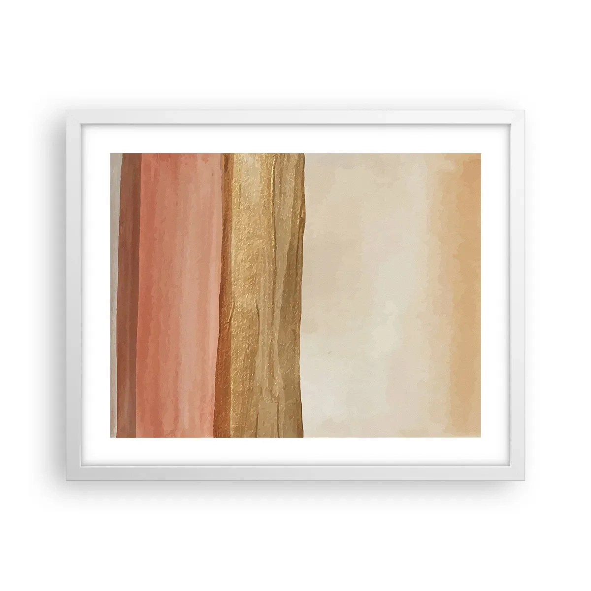 Póster en marco blanco - Composición vertical - 50x40 cm