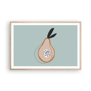 Póster en marco roble claro - El interior de la naturaleza - 91x61 cm