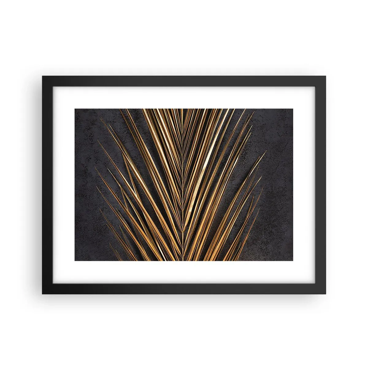 Póster en marco negro - El oro de los trópicos - 40x30 cm