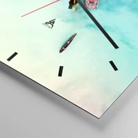 Esfera sin numeración, con rayas