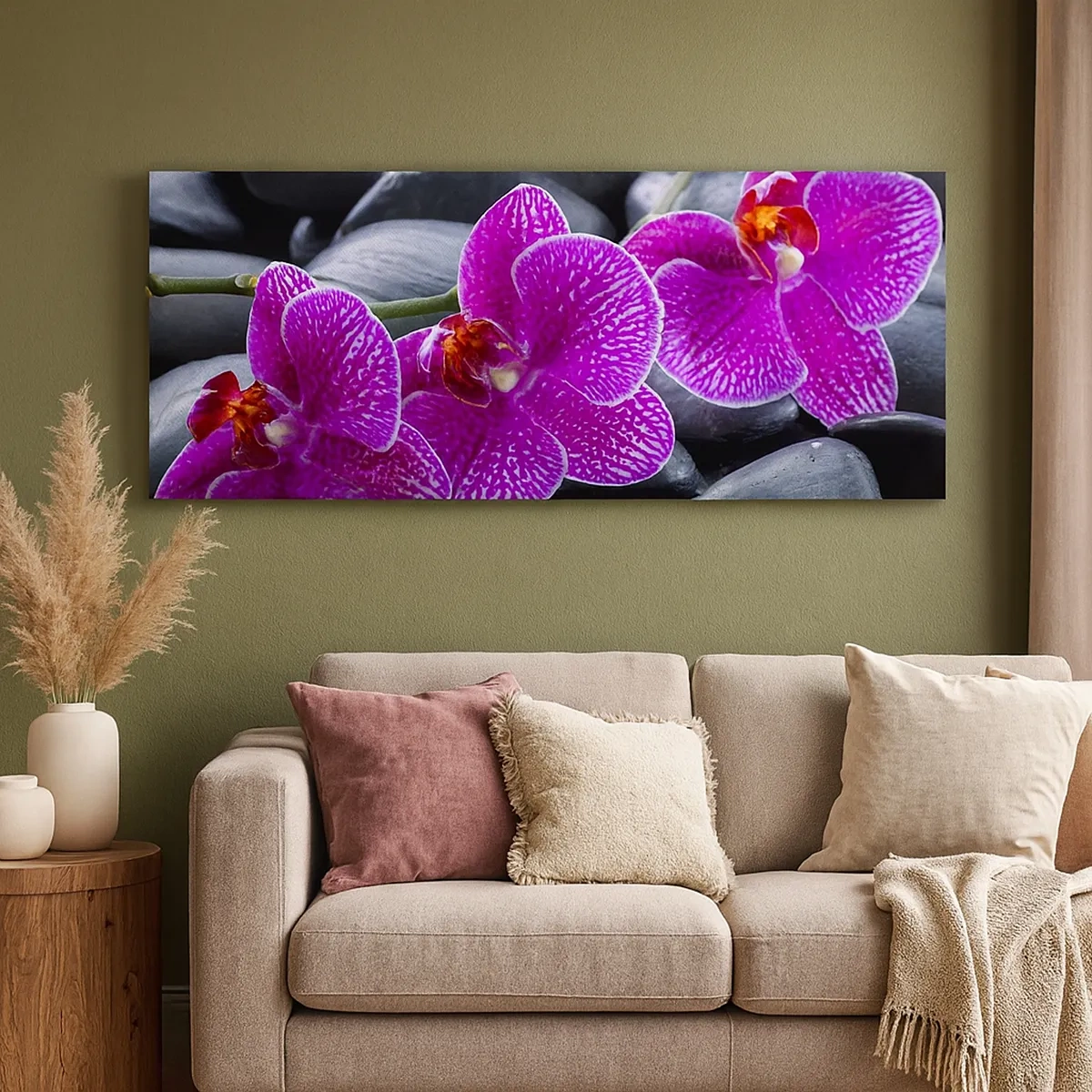 Cuadro sobre lienzo - Impresión de Imagen - Las piedras brillan con deleite - 30x30 cm