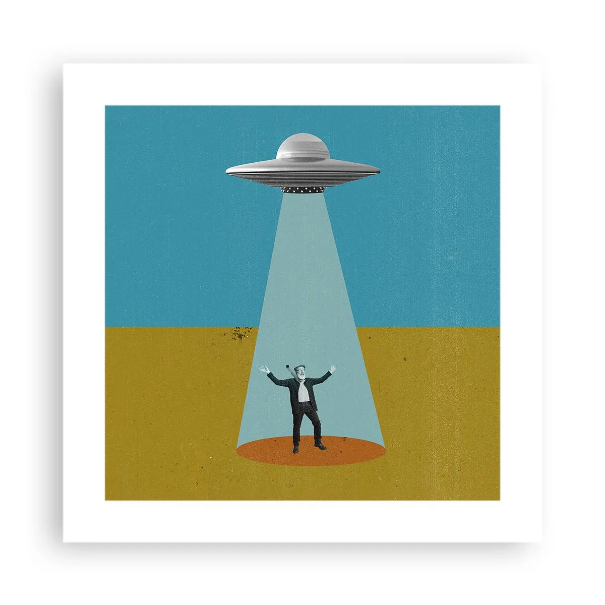 Póster - Un encuentro cercano - 40x40 cm