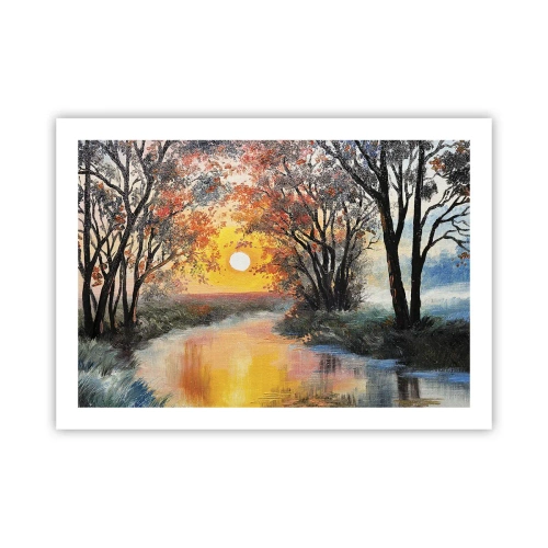 Póster - Ambiente otoñal - 70x50 cm