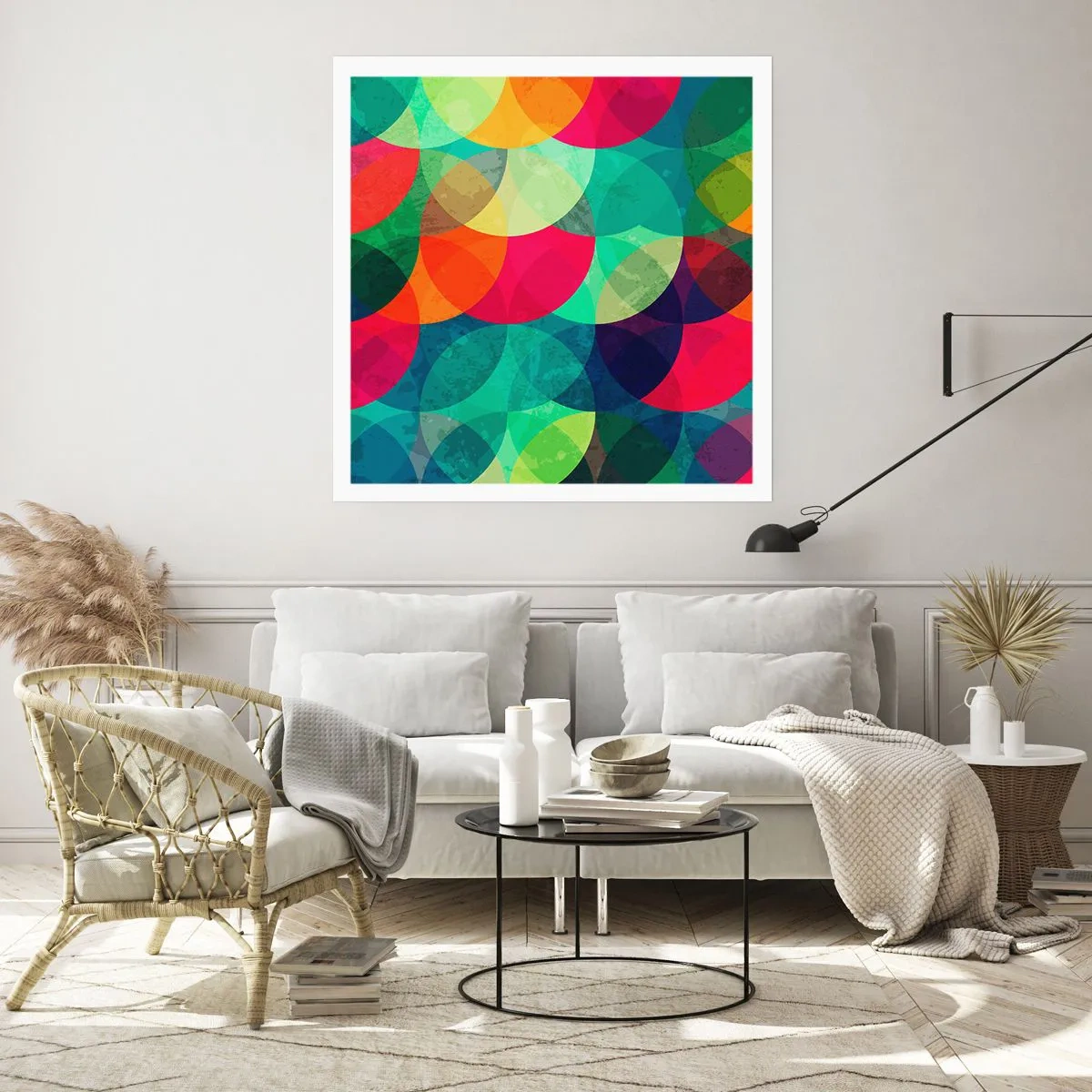 Póster - Ascensión circular - 50x50 cm