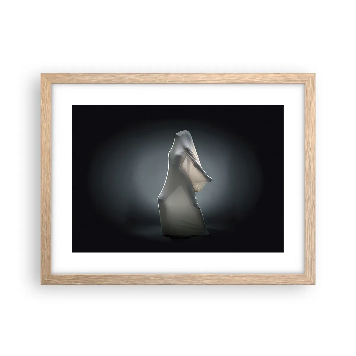 Póster en marco roble claro - Deseos ocultos - 40x30 cm