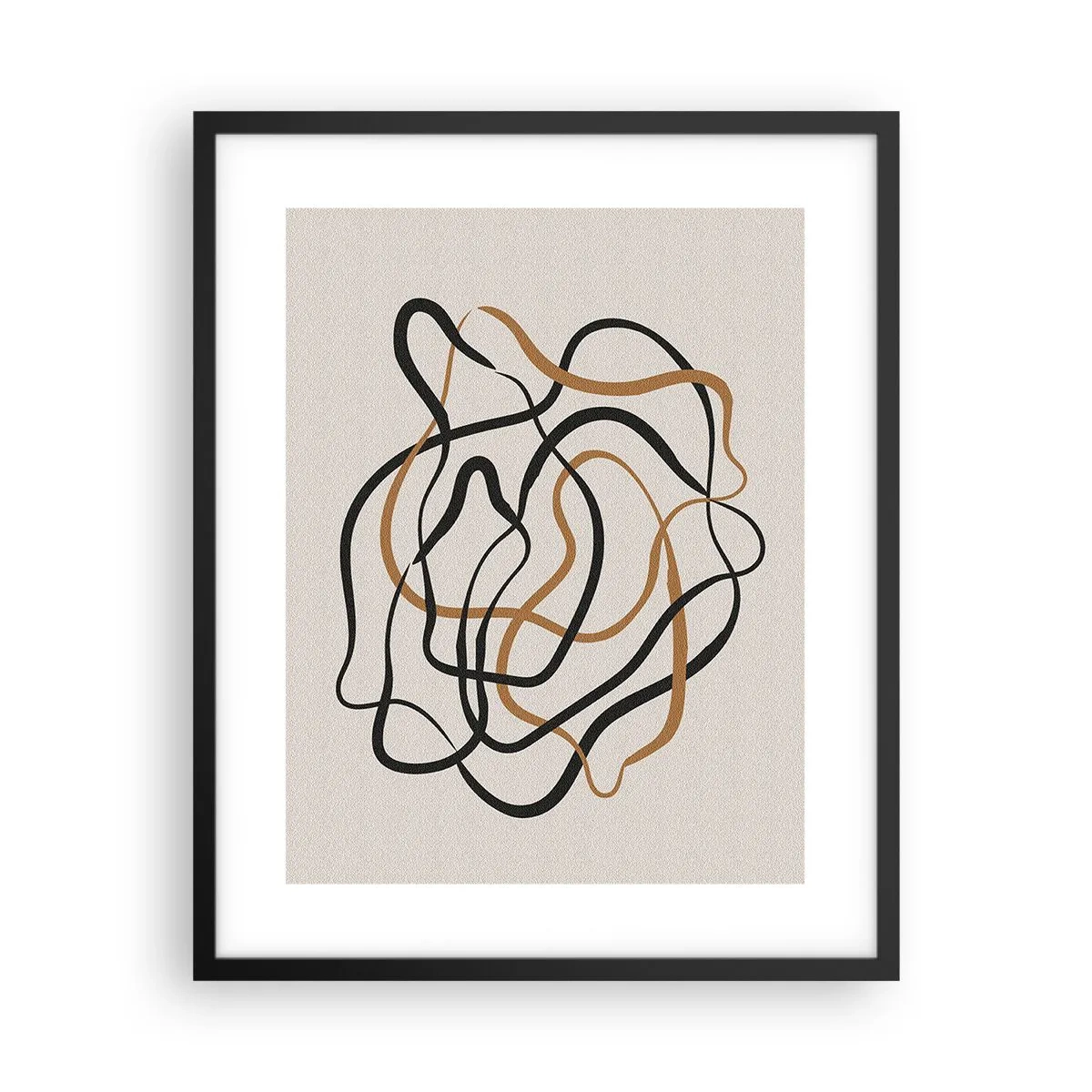 Póster en marco negro - Todo ha salido mal - 40x50 cm