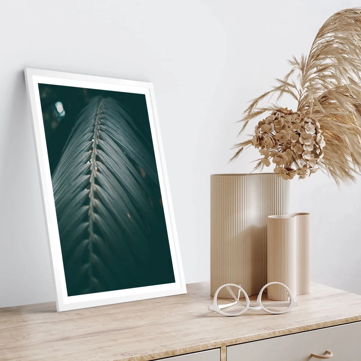 Póster en marco blanco - La precisión de la naturaleza - 70x100 cm