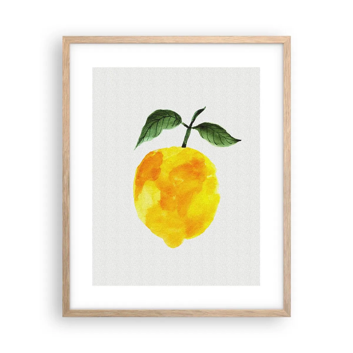 Póster en marco roble claro - Cómo conocer el sabor del sol - 40x50 cm