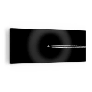 Cuadro sobre lienzo - Impresión de Imagen - En otra dimensión - 100x40 cm