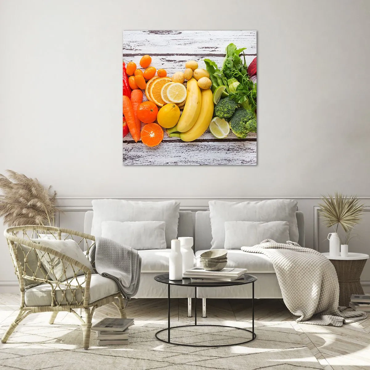 Cuadro sobre vidrio - Impresiones sobre Vidrio - ¿No es suficiente? - 50x50 cm