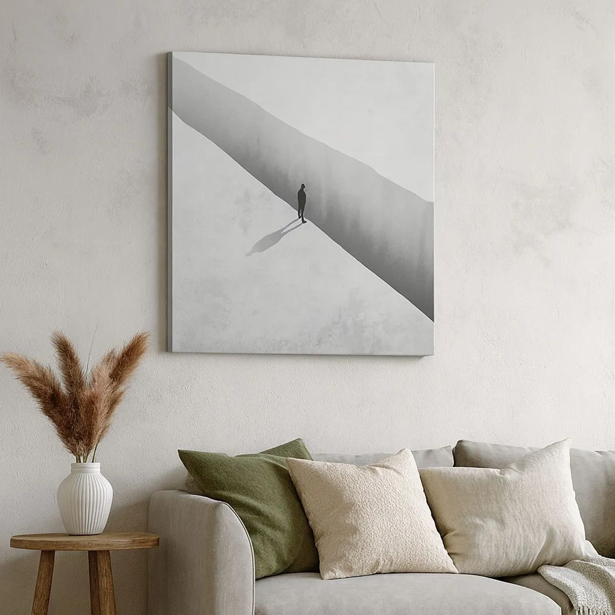 Cuadro sobre lienzo - Impresión de Imagen - Sin un destino claro - 30x30 cm