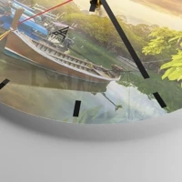 Esfera sin numeración, con rayas