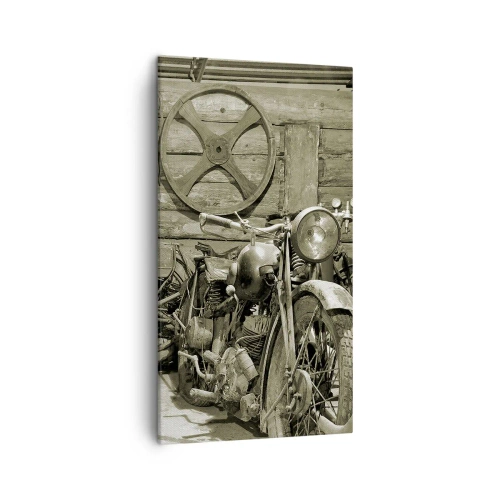 Cuadro sobre lienzo - Impresión de Imagen - En el trastero del abuelo - 45x80 cm