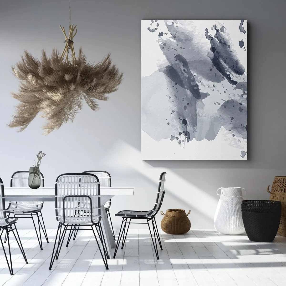 Cuadro sobre lienzo - Impresión de Imagen - Un estudio sobre la naturaleza del agua - 55x100 cm