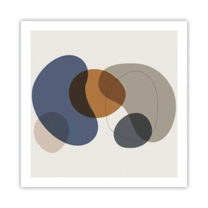 Póster - Gotas de color - 60x60 cm