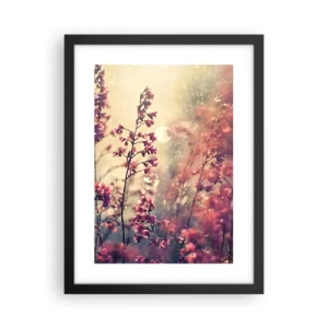 Póster en marco negro - Jardín secreto - 30x40 cm