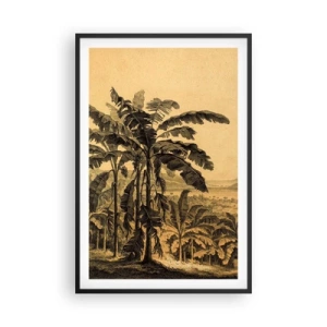 Póster en marco negro - En un ambiente colonial - 61x91 cm