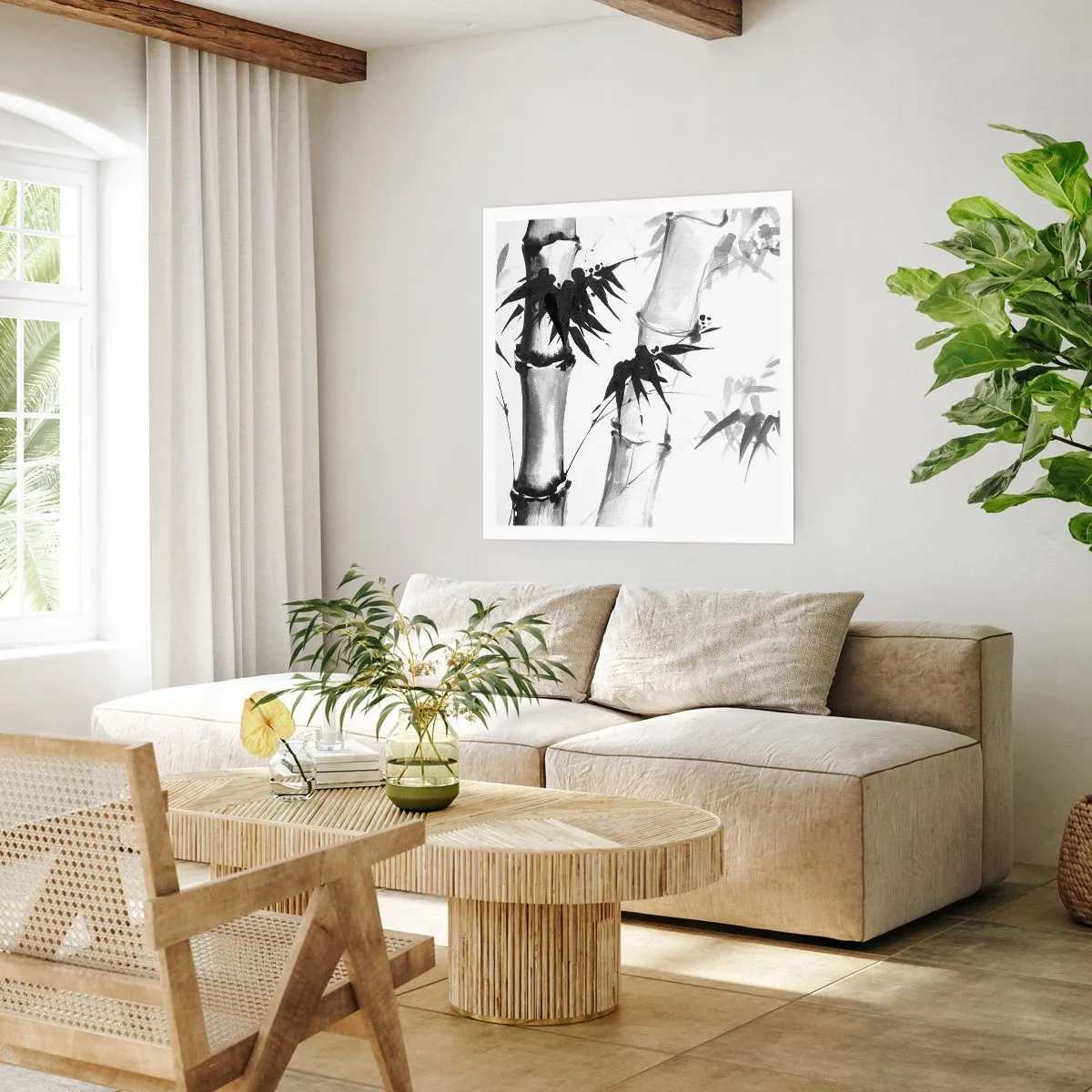 Póster - Primer plano de Oriente - 40x40 cm