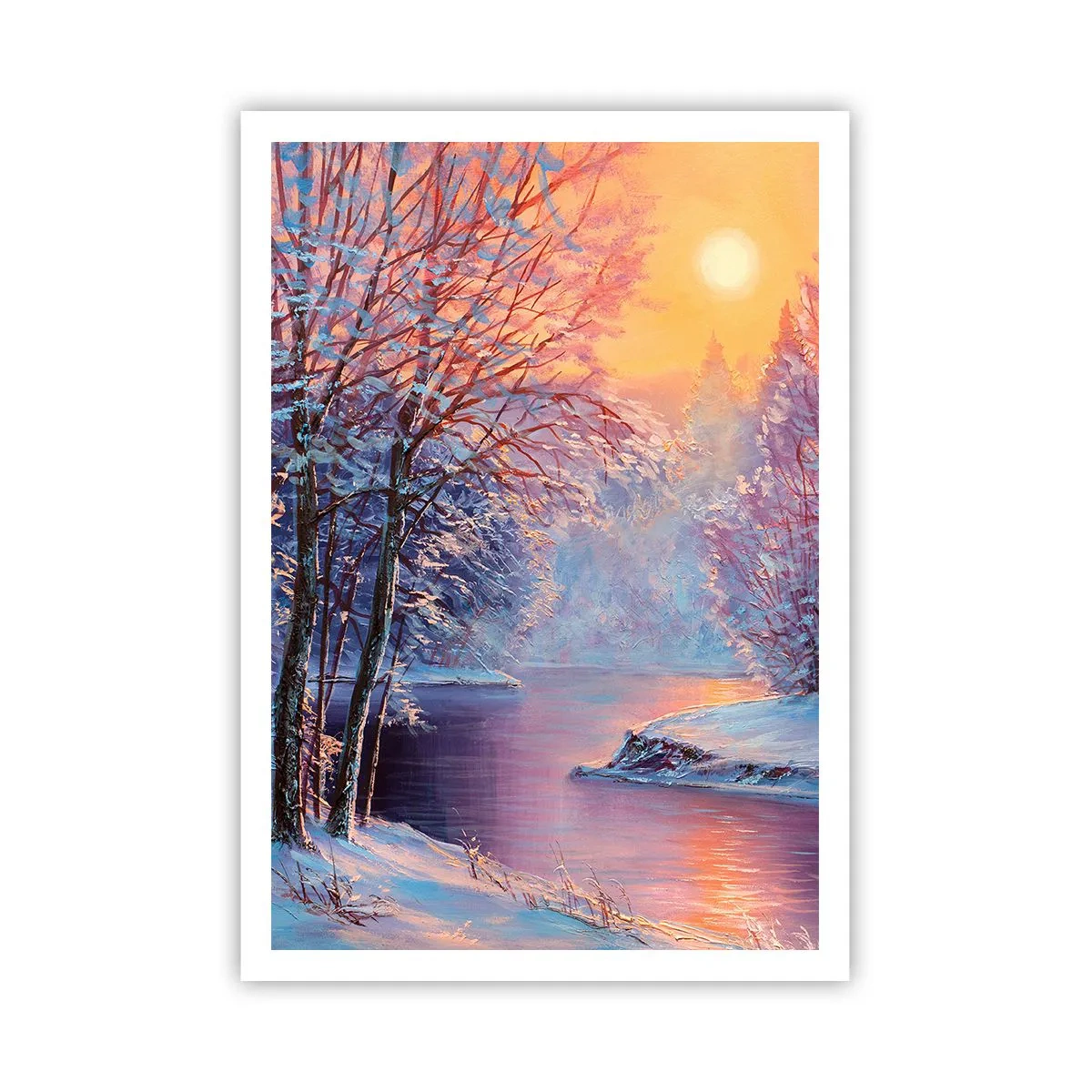 Póster - Colores del invierno - 70x100 cm