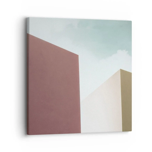 Cuadro sobre lienzo - Impresión de Imagen - Geometría de un verano soleado - 30x30 cm