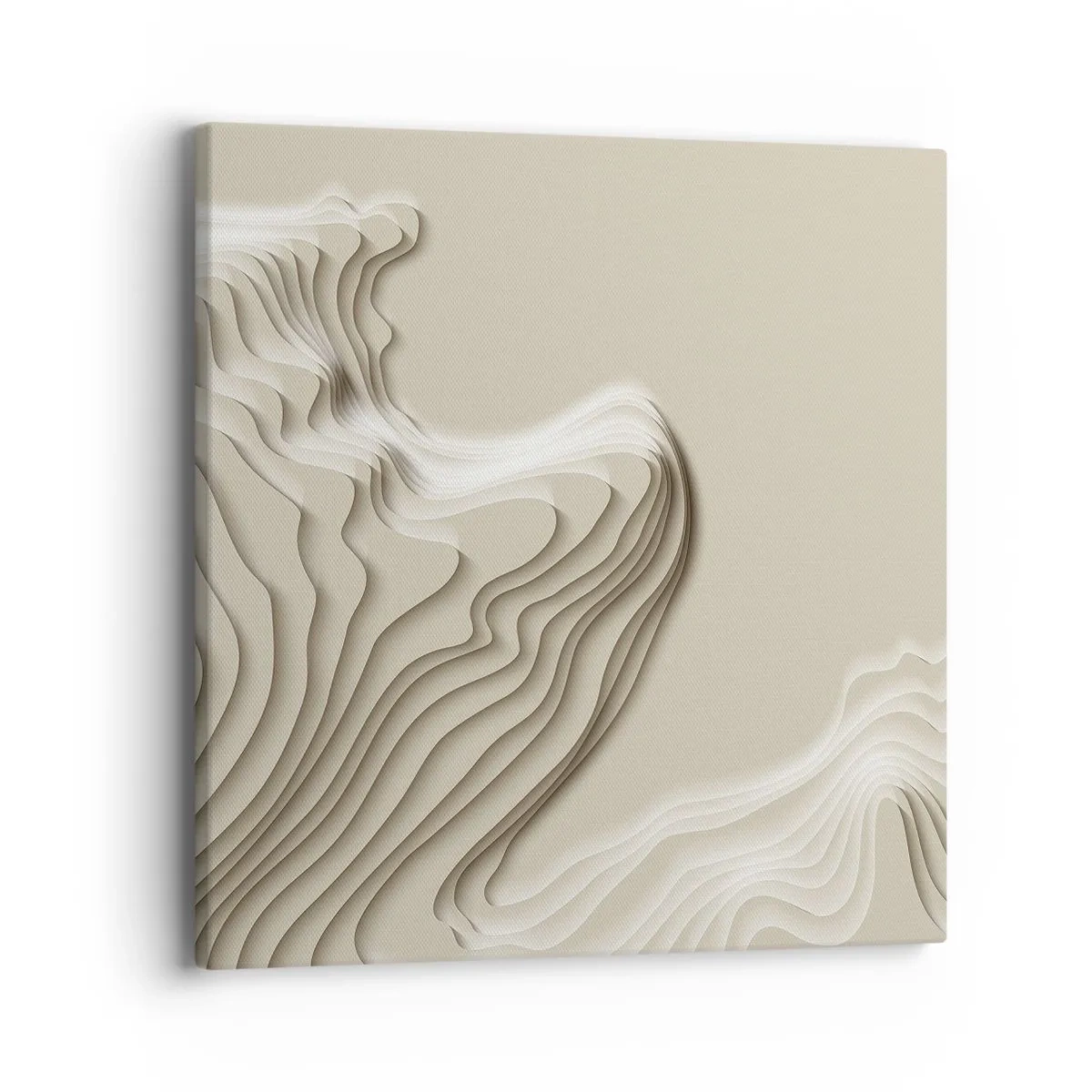 Cuadro sobre lienzo - Impresión de Imagen - Topografía del arte - 40x40 cm