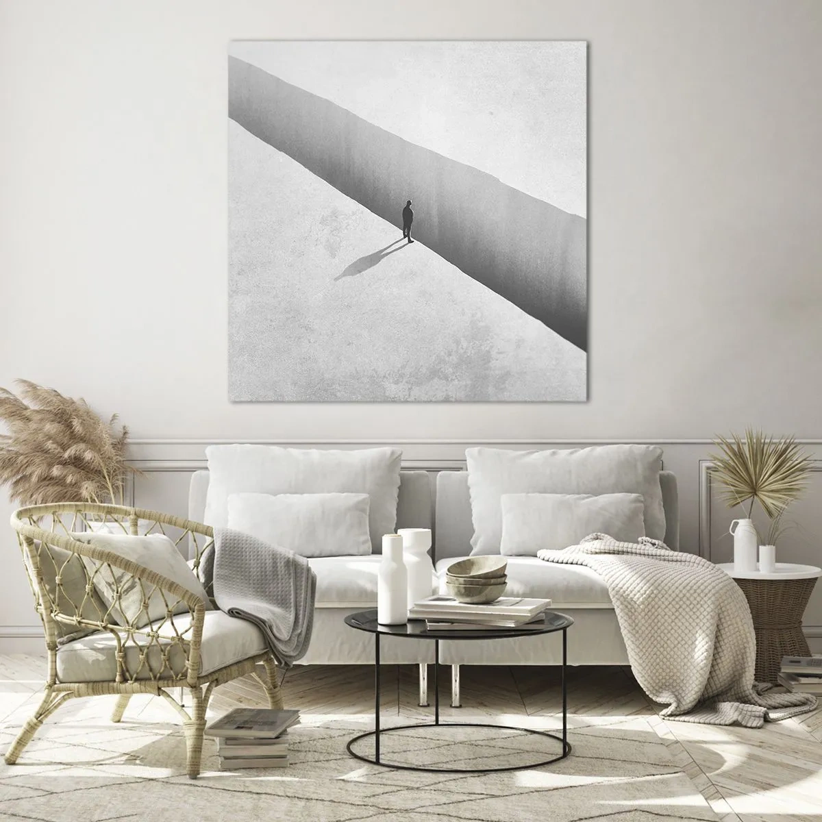 Cuadro sobre vidrio - Impresiones sobre Vidrio - Sin un destino claro - 70x70 cm