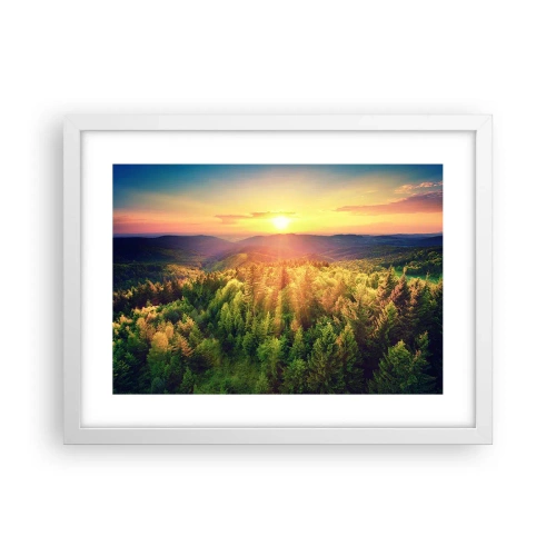 Póster en marco blanco - Desde lo alto - 40x30 cm