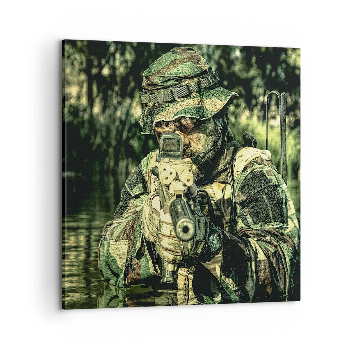 Cuadro sobre lienzo - Impresión de Imagen - El mejor de entre la élite - 60x60 cm