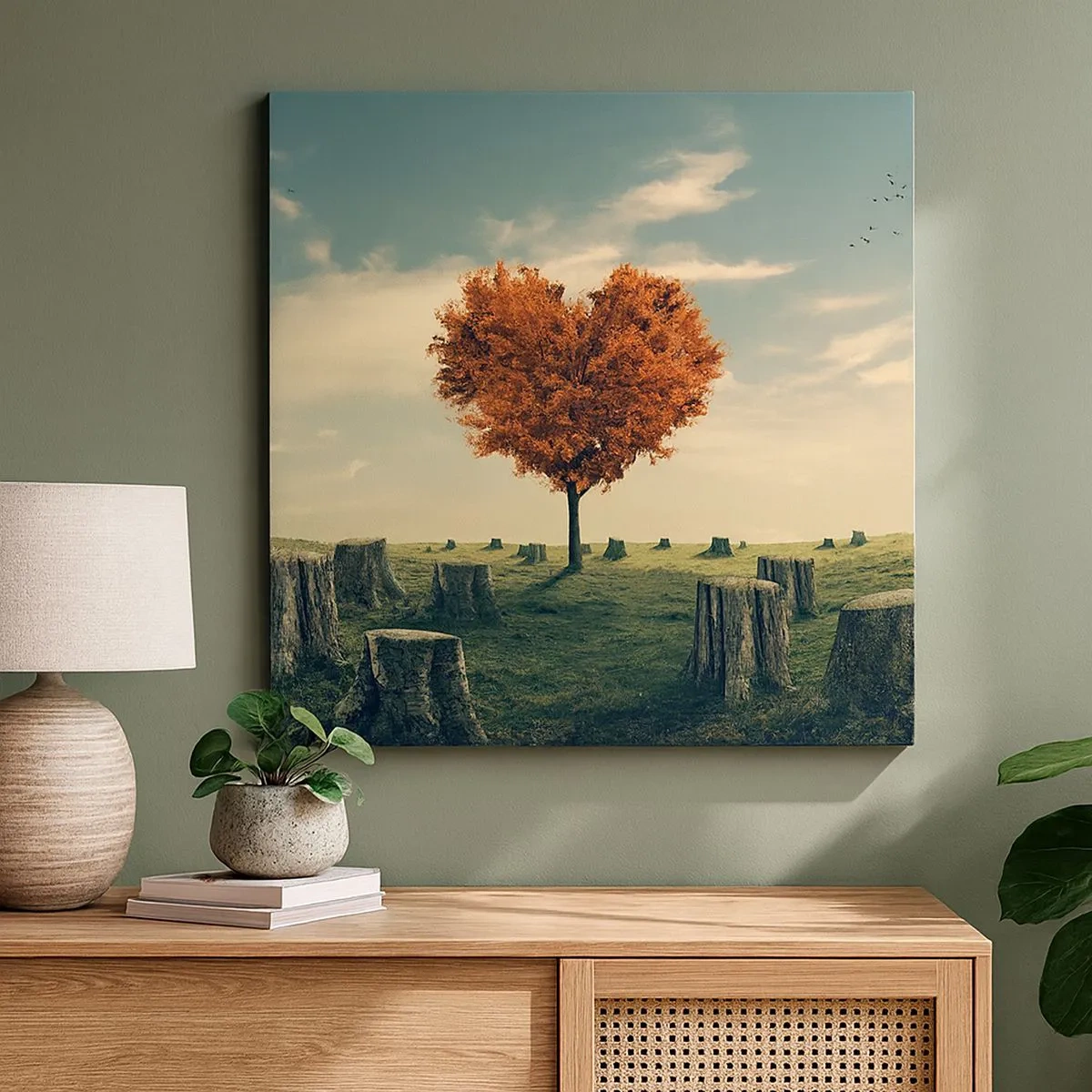 Cuadro sobre lienzo - Impresión de Imagen - Todavía hay esperanza - 30x30 cm