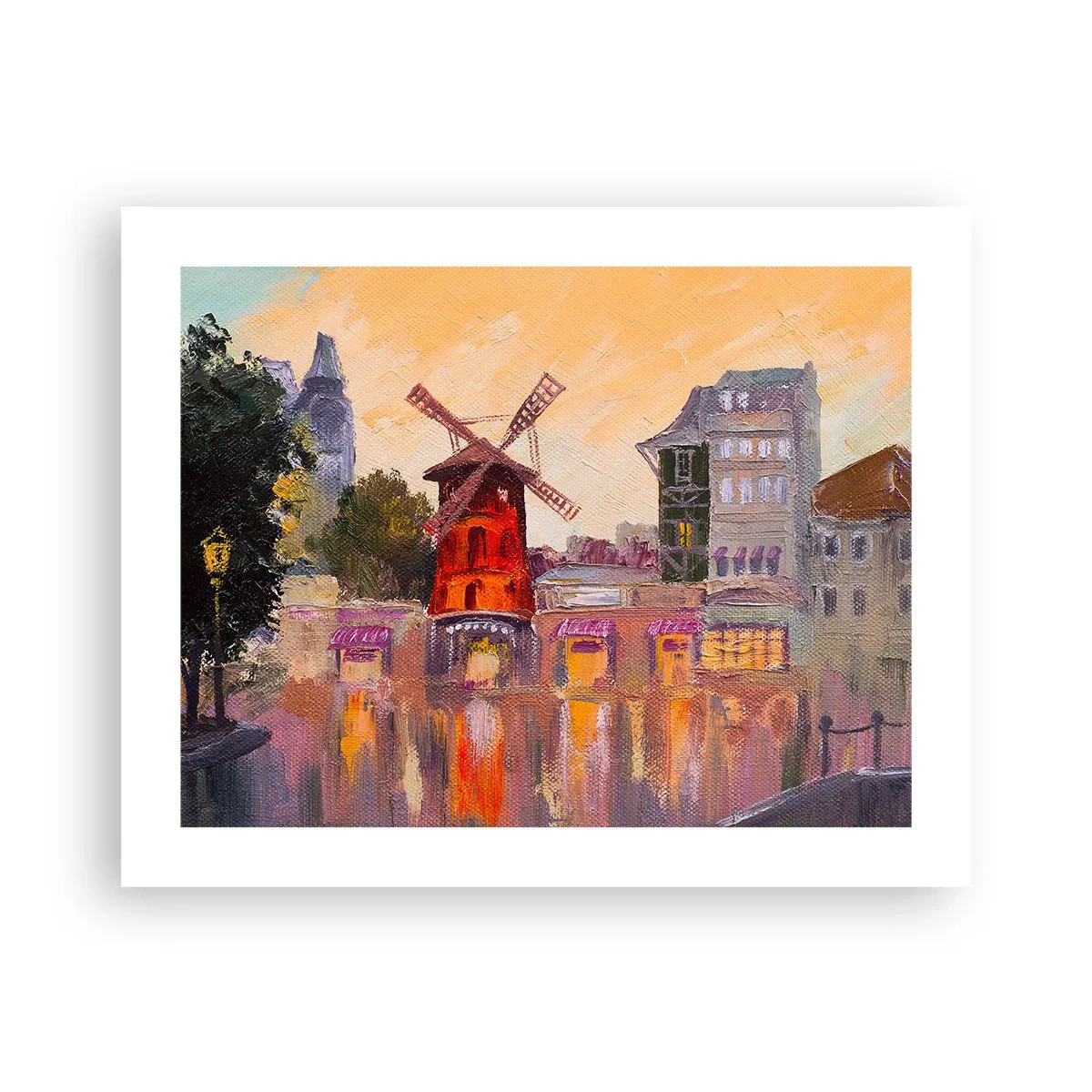 Póster - Iconos parisinos - Moulin Rouge - 50x40 cm