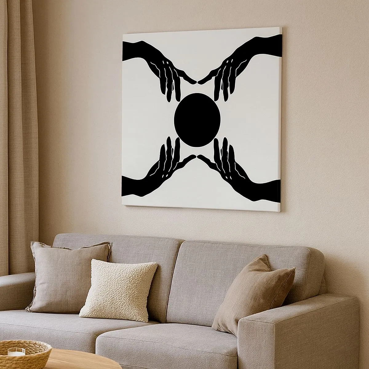 Cuadro sobre lienzo - Impresión de Imagen - Una señal secreta - 30x30 cm